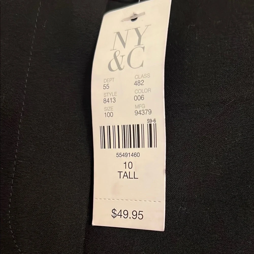 🚨New York & Company Black Curvy Mid Rise Tall City Stretch Bootcut Pants NWT🚨 - Picture 2 of 7